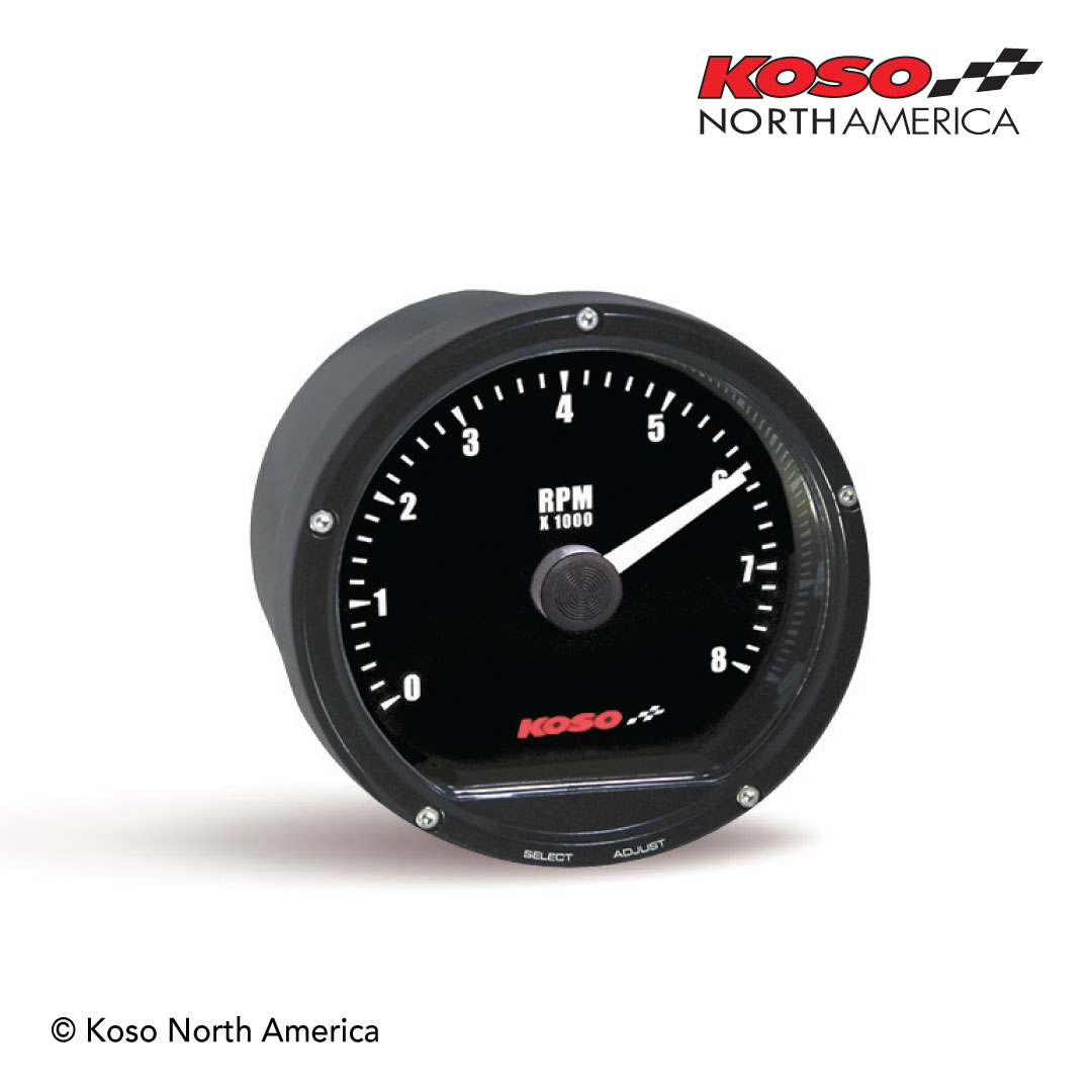 Koso TNT-01R Contagiri 8000 RPM Nero