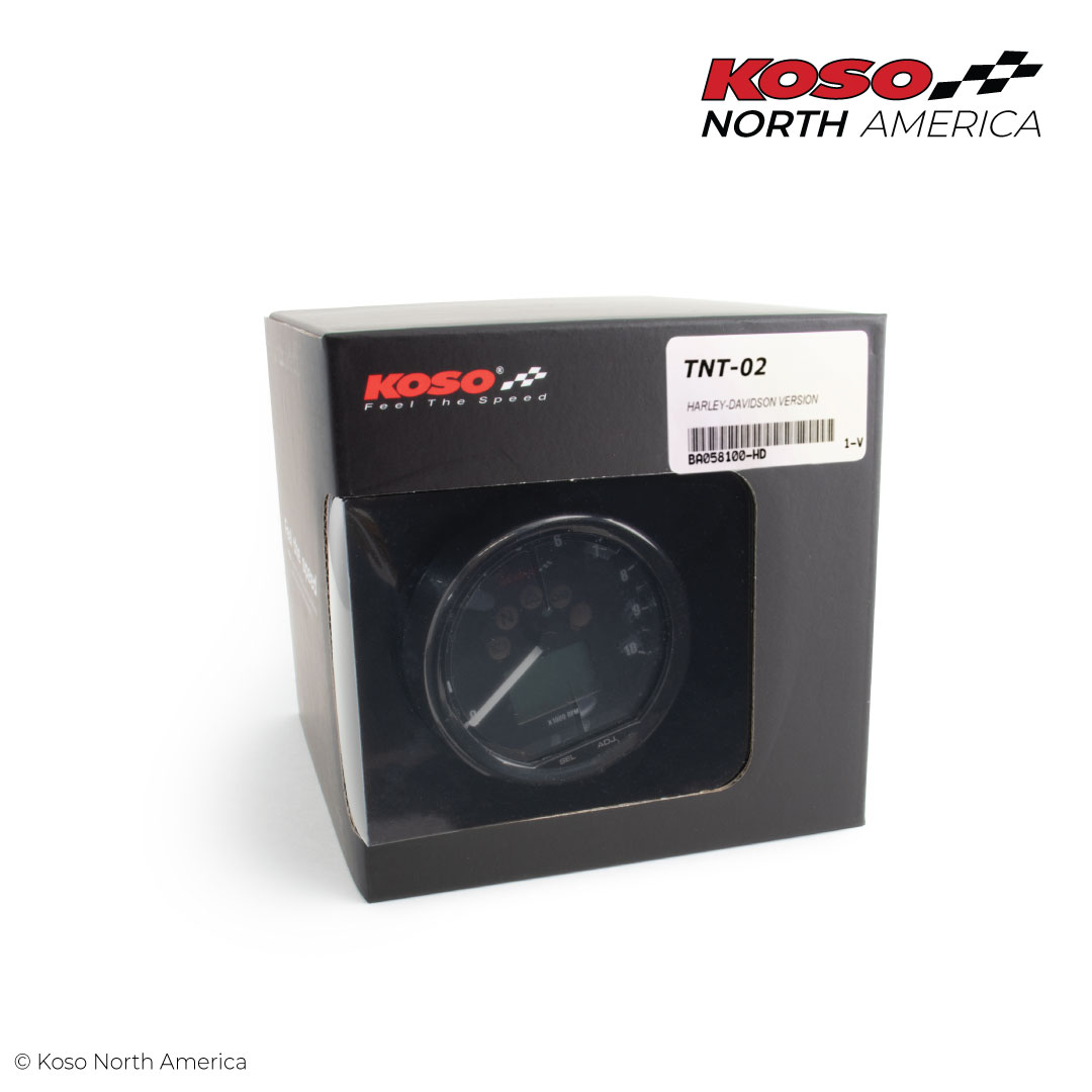 Koso TNT-02 contachilometri multifunzione 64 mm Harley
