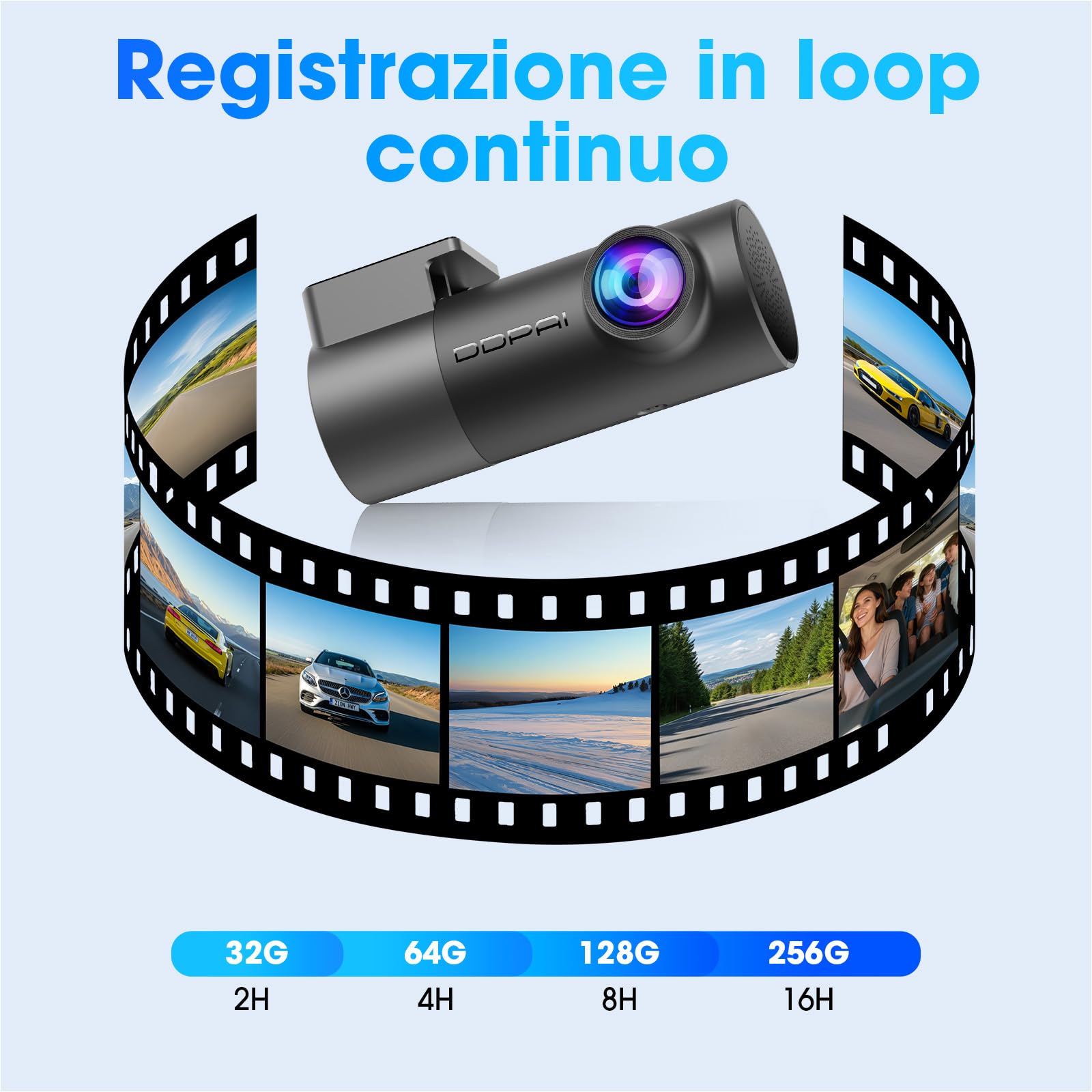 DDPAI Serie Mini Mini Pro dash cam 4K SD 64GB
