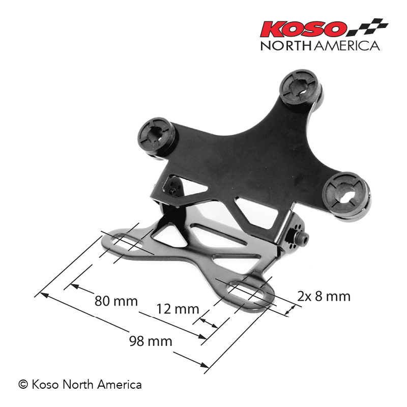 Koso RX-2 staffa supporto strumento moto dedicata