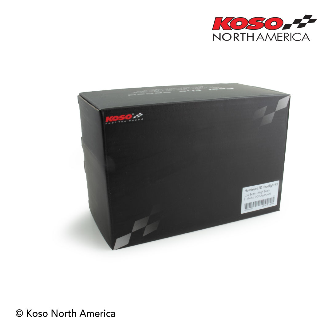 Koso Hawkeye faro LED doppio omologato E-Mark