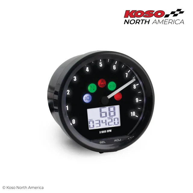 Koso TNT-02 contachilometri multifunzione 64 mm